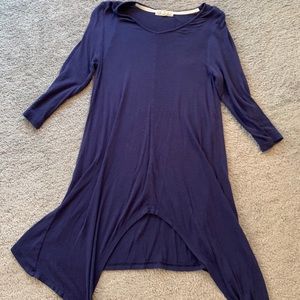 Navy Blue Flowy Dress